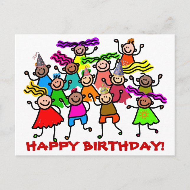 Happy Birthday Postcard (Front)