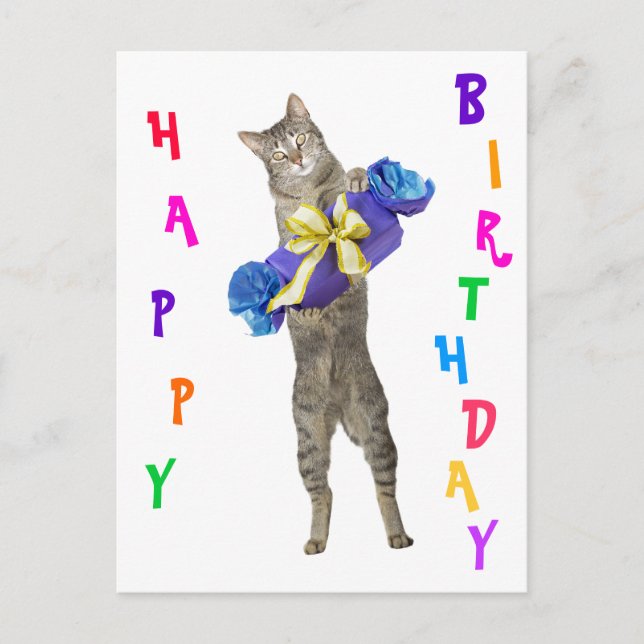 Happy Birthday Postcard (Front)
