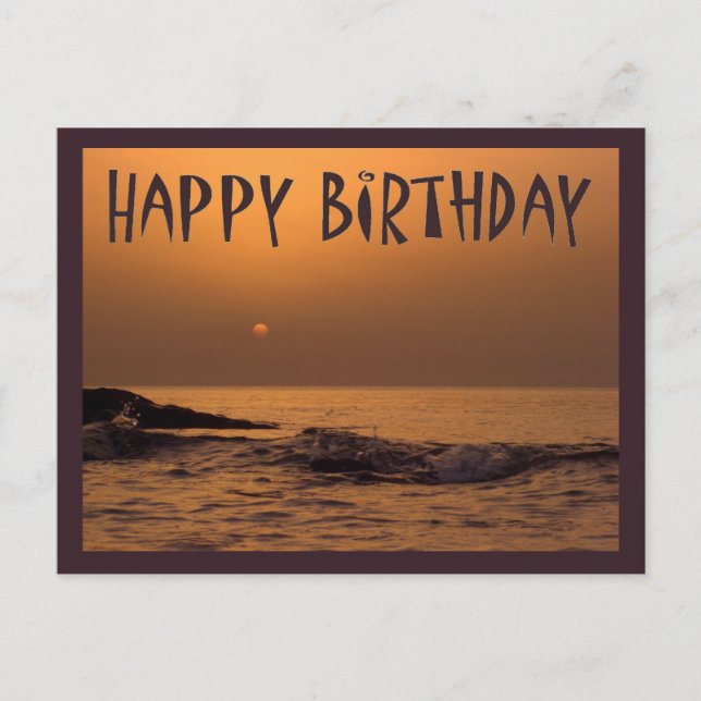 Happy Birthday Postcard (Front)