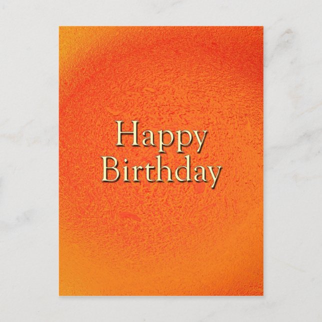 Happy Birthday Postcard (Front)
