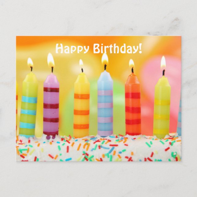 Happy Birthday Postcard (Front)