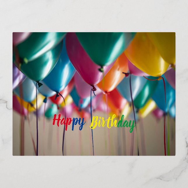 happy birthday postcard (Front)