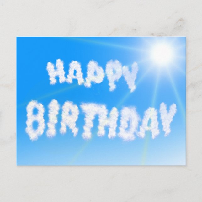 Happy Birthday Postcard (Front)