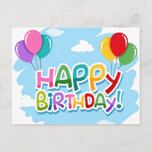 Happy Birthday Postcard