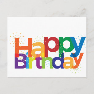 Happy Birthday Postcard