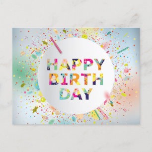 Happy Birthday Postcard