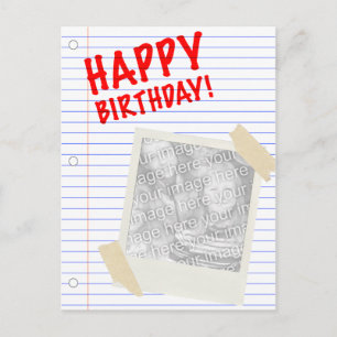 happy birthday postcard