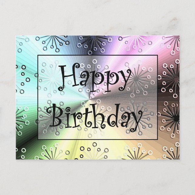 Happy Birthday Postcard (Front)