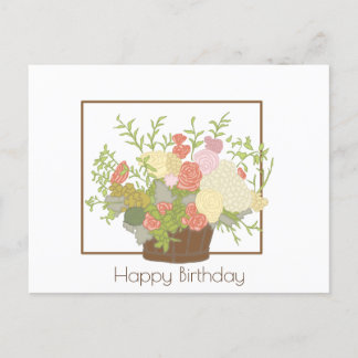 Happy birthday postcard