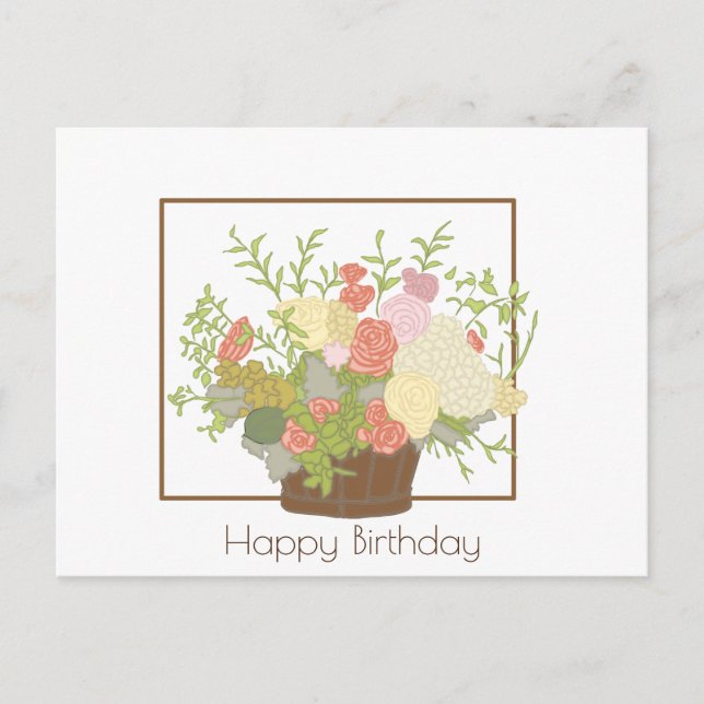 Happy birthday postcard (Front)