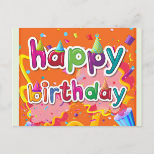 Happy Birthday Postcard