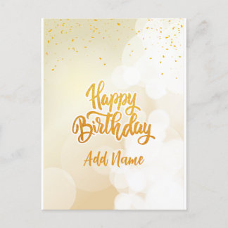 Happy Birthday Postcard
