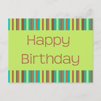 Happy Birthday Postcard