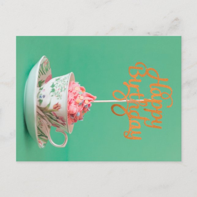 Happy Birthday Postcard (Front)