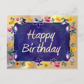 Happy Birthday Postcard