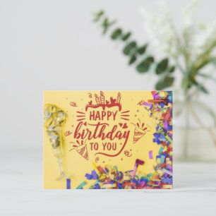 Happy Birthday Postcard