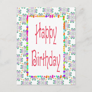 Happy Birthday Postcard