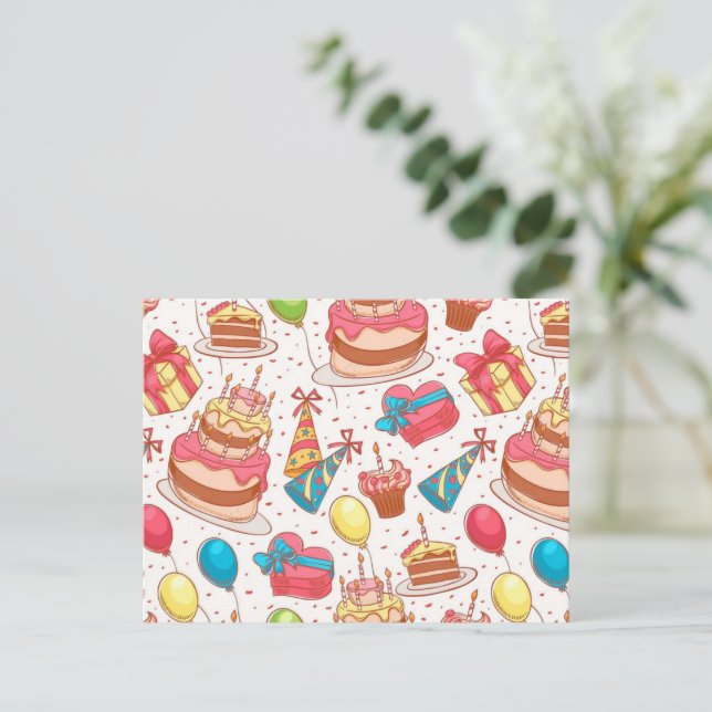 Happy Birthday Postcard (Standing Front)