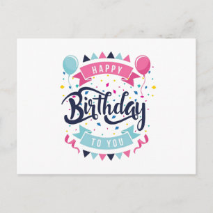 Happy Birthday Postcard