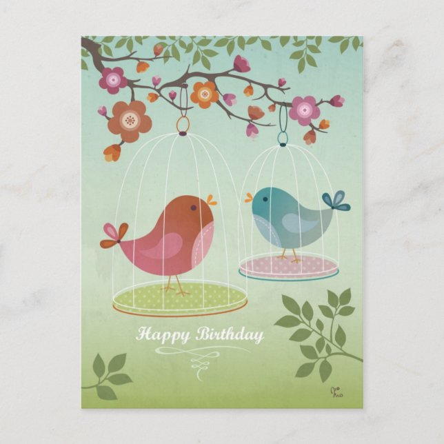 Happy Birthday Postcard (Front)