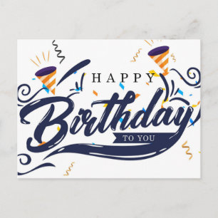 Happy Birthday Postcard
