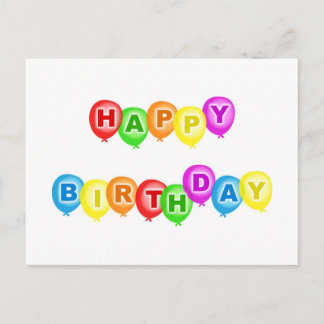 Happy Birthday Postcard