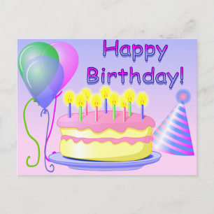 Happy Birthday Postcard