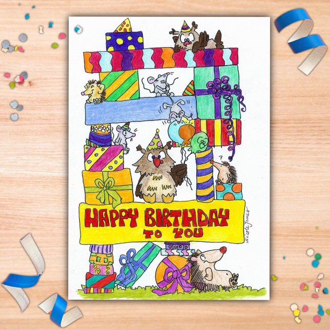 HAPPY BIRTHDAY postcard by Nicole Janes (Creator Uploaded)