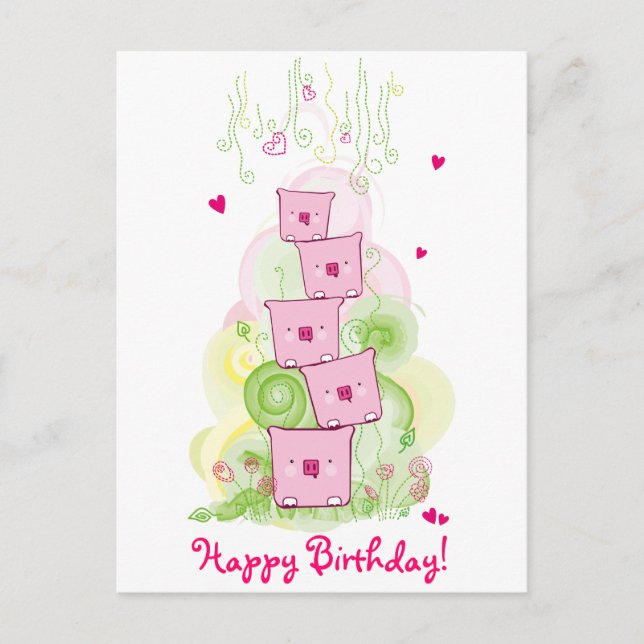 Happy Birthday Postcard! Postcard (Front)