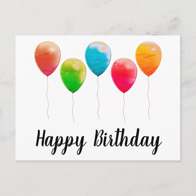 Happy birthday postcards (Front)