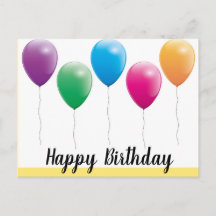 Happy birthday postcards