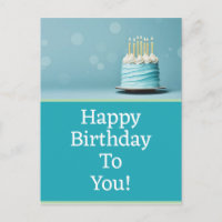 Happy birthday postcards
