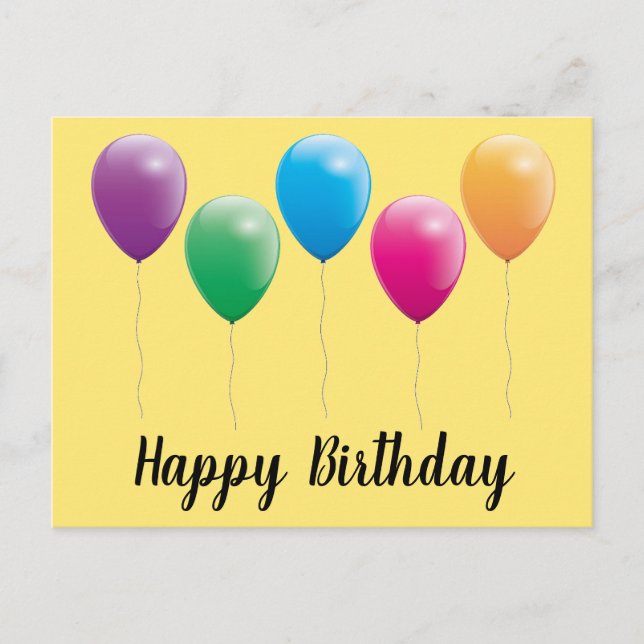 Happy birthday postcards (Front)