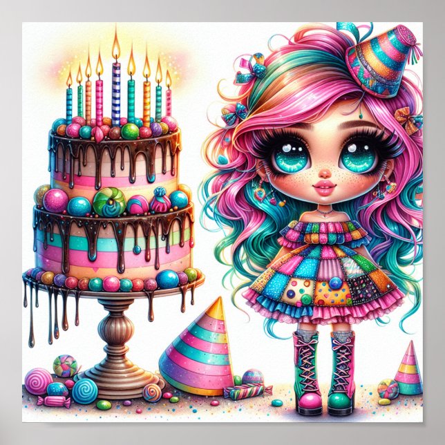Happy  Birthday  Poster (Front)