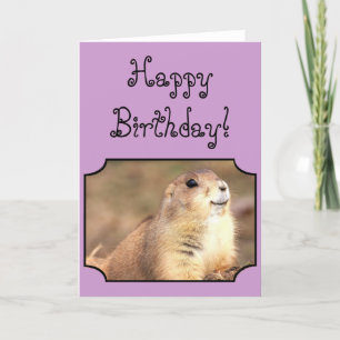 Happy Birthday Prairie greeting card