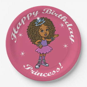 Happy Birthday Princess! Paper Plate