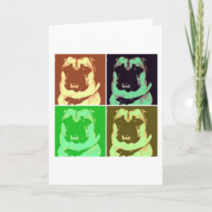 happy birthday pug card