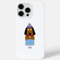 Happy Birthday Pup Apple iPhone 15 Pro Max Case