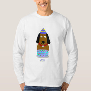 Happy Birthday Pup Men's Long Sleeve Shirt