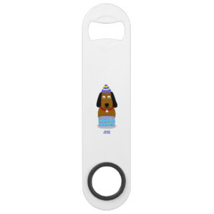 Happy Birthday Pup Speed Bottle Opener