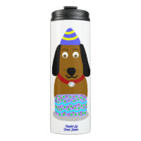 Happy Birthday Pup Thermal Tumbler