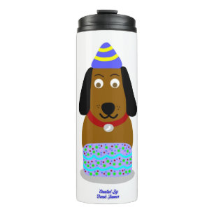Happy Birthday Pup Thermal Tumbler