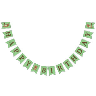 Happy Birthday Quokka Party Bunting Flags