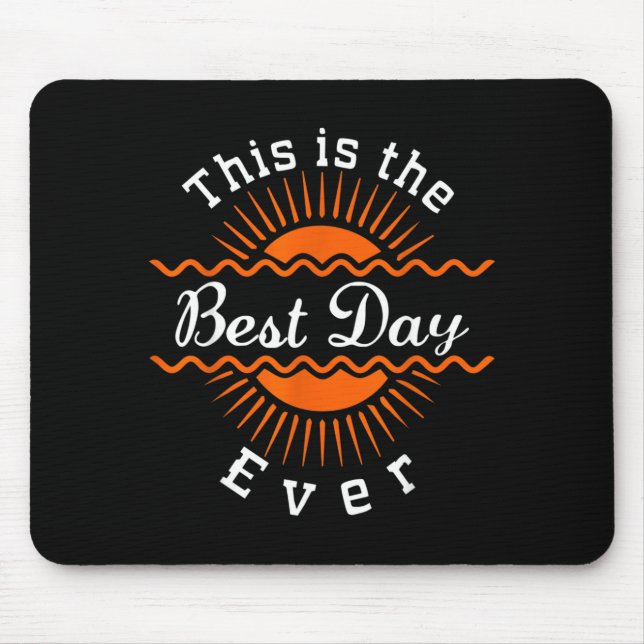 Happy Birthday Quote Sun Lover Mouse Mat (Front)
