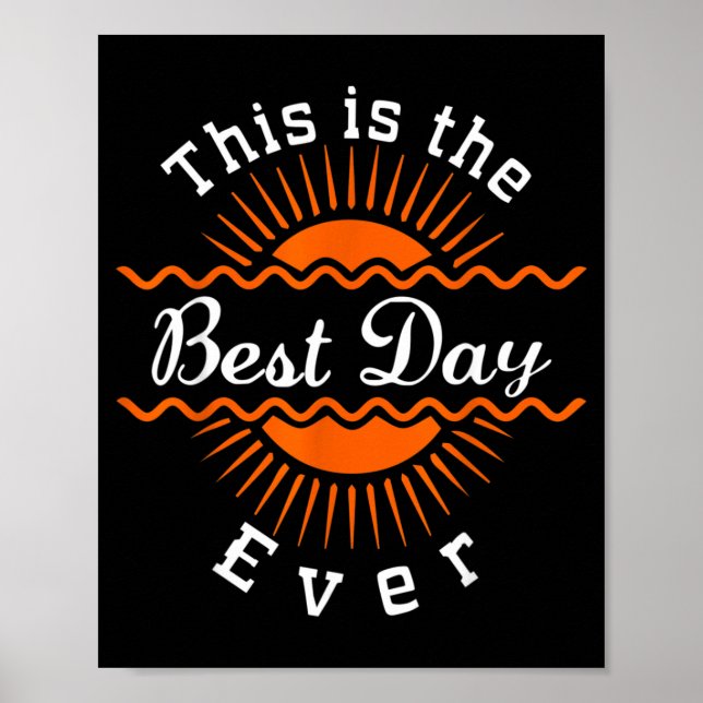 Happy Birthday Quote Sun Lover Poster (Front)