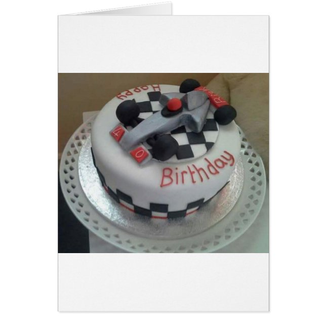 happy birthday racing car (Front)