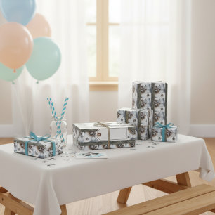 Happy Birthday Racoon Wrapping Paper Sheets🦝🎁 