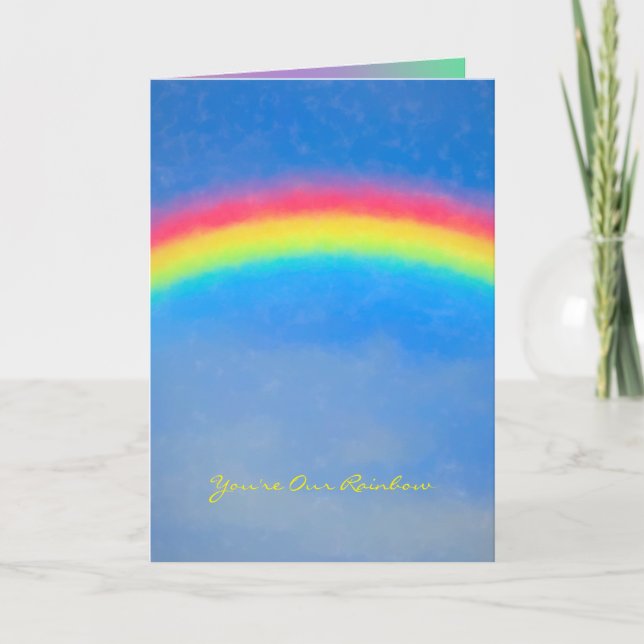 Happy Birthday Rainbow Card (Front)