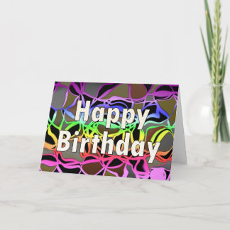 Happy Birthday Rainbows Card