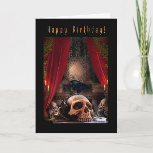 Happy Birthday - Ravens Den - Blank Note Card